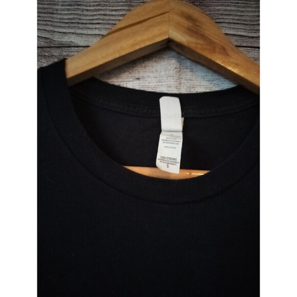 You Are Loved God Small Religious Christian Black T Shirt - Picture 2 of 5